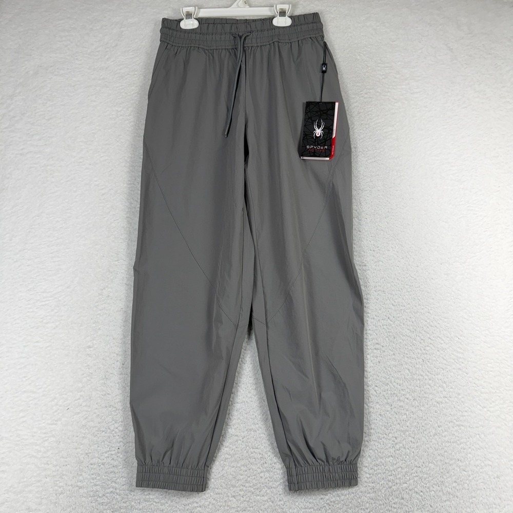 Spyder Active Womens Ultimate Gray Jogger Pants Size Small Athleisure NWT 88$